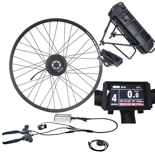 改装电动自行车套件轮毂电机套件 36 伏 250 瓦特色 lcd8 带电量显示